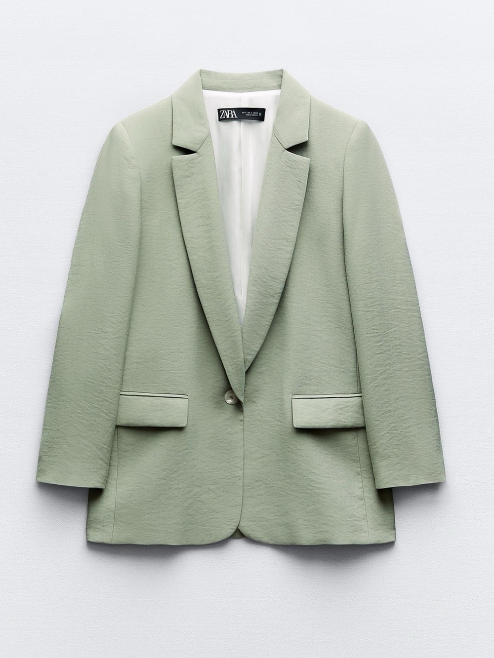 Zara Single-Button Blazer Jacket